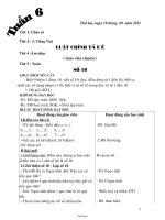 Giáo án Lớp 1 - Tuần 6 - GV: Triệu Thị Viên - Trường Tiểu học Lạng Cá