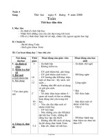 Giáo án giảng dạy môn lớp 1 - Tuần thứ 1 năm 2008