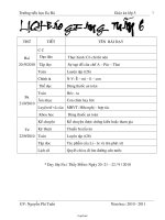 Giáo án các môn học khối lớp 2 - Tuần 6 - Trường tiểu học Ea Bá