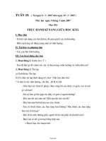 Giáo án các môn lớp 1 - Tuần 25 năm 2007