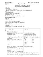 Giáo án Luyện từ và câu lớp 3 - Tiết 29: Mở rộng vốn từ: Từ ngữ về cây cối . Đặt và trả lời câu hỏi Để làm gì?