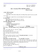 Giáo án môn Ngữ văn 7 - Trường THCS Lý Tự Trọng