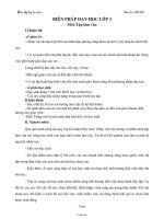 Biện pháp dạy học Lớp 3 môn Tập làm văn