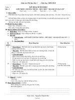 Giáo án Thể dục lớp 3 - Năm học 2009 - 2010