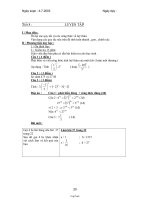 Giáo án Đại số khối 7 - Tiết 8: Luyện tập