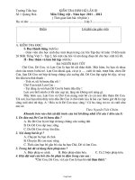 Kiểm tra định kì lần III môn tiếng Việt - Năm học: 2011 – 2012 ( thời gian làm bài: 60 phút ) Lớp.3