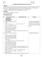 Giáo án lớp 6 môn học Số học - Tuần 15 - Tiết 44 - Bài 5: Cộng hai số nguyên cùng dấu