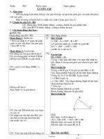 Giáo án môn Hình học 7 - Tiết 49: Luyện tập