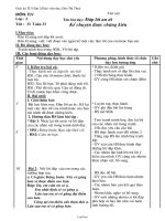 Giáo án Tập làm văn 2 tiết 33: Đáp lời an ủi, Kể chuyện được chứng kiến