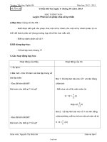 Giáo án Tổng hợp môn lớp 4 - Tuần lễ 20