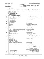 Giáo án Lớp 3 Tuần 21 - GV: Lê Phước Tuấn - Trường Tiểu Học Thanh