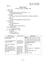 Giáo án Tin học 7 Bài thực hành 5 Sử dụng lệnh lặp for … do