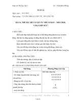 Giáo án môn Thể dục lớp 1 - Tuần 14 - Bài 14: Thể dục rèn luyện tư thế cơ bản – trò chơi: “chạy tiếp sức”