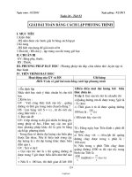 Bài soạn Đại số 8 tiết 52: Giải bài toán bằng cách lập phương trình