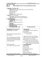 Giáo án Ngữ văn 8 - Tiết 70: Hoạt động ngữ văn: Làm thơ bảy chữ - Năm học 2006-2007 - Dương Thị Thảo Trang