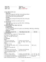 Giáo án lớp 3 môn Toán - Tuần thứ 26