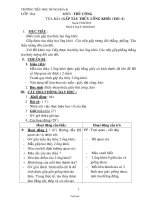 Giáo án Thủ công 3 tuần 2: Gấp tàu thủy 2 ống khói (tiết 1)