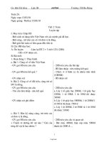 Giáo án lớp 2 môn Tự nhiên xã hội - Mặt trăng và các vì sao