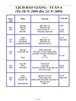 Giáo án môn học lớp 2 - Tuần số 6
