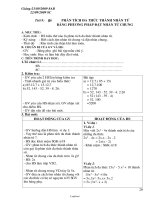 Giáo án môn Đại số 8 tiết 9, 10