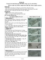 Giáo án Thể dục lớp 3 bài 29, 30: Tiếp tục hoàn thiện bài thể dục phát triển chung