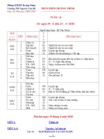 Giáo án Lớp 3 - Tuần 32 - Năm học 2009-2010 - Trường Tiểu học Nguyễn Văn Bé