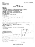 Giáo án môn học Số học lớp 6 - Tuần 32 - Tiết 96: Luyện tập