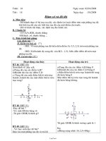 Giáo án Tự chọn Toán 7 tiết 18: Hàm số và đồ thị