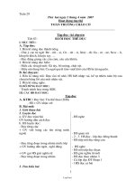 Giáo án Tổng hợp Lớp 3 - Tuần 29 - Năm học 2006-2007