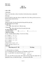 Giáo án môn học Số học lớp 6 - Tiết 17: Luyện tập