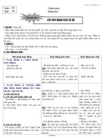 Giáo án Ngữ văn lớp 6, kì I - Tiết 20: Lời văn đoạn văn tự sự