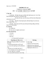 Giáo án Lớp 6 - Môn Số học - Tiết 1 - Bài 1: Tập hợp - phần tử của tập hợp