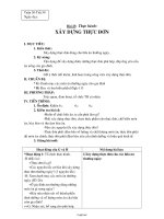 Giáo án Công nghệ Khối 6 - Tiết 59, Bài 23: Thực hành Xây dựng thực đơn