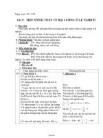 Giáo án môn Đại số lớp 7 - Tiết 27: Một số bài toán về đại lượng tỉ lệ nghịch