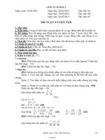 Giáo án môn học Số học lớp 6 - Tiết 76 - Bài 5: Luyện tập