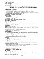 Giáo án Ngữ văn 6 - Tiết 121 đến 124 - Năm học 2011-2012