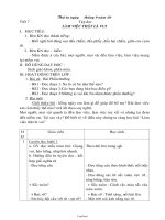 Giáo án Tập đọc lớp 3 - Tiết 7: Làm việc thật là vui