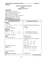 Giáo án các môn học khối lớp 2 - Tuần 11 - Trường TH Chàng Sơn
