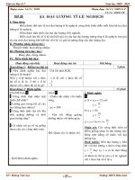 Giáo án Đại số 7 - Năm học 2009 - 2010 - Tiết 26: Đại lượng tỉ lệ nghịch