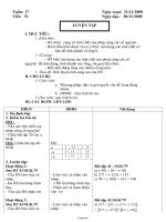 Giáo án Số học lớp 6 - Tiết 51: Luyện tập