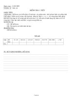 Giáo án môn học Đại số 7 - Tiết 50: Kiểm tra chương III