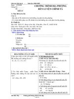 Giáo án dạy Ngữ văn 6 tiết 87: Chương trình địa phương rèn luyện chính tả