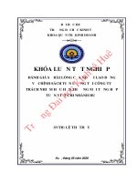 ĐÁNH GIÁ SỰ HÀI LÒNG CỦA NGƯỜI LAO ĐỘNG VỀ CHÍNH SÁCH TIỀN LƯƠNG TẠI CÔNG TY TRÁCH NHIỆM HỮU HẠN