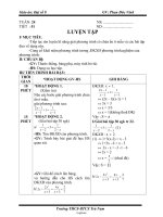 Giáo án Đại số khối 8 tiết 51: Luyện tập