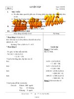 Giáo án môn học Số học lớp 6 - Tiết 11 - Luyện tập