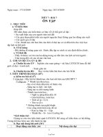 Giáo án Lịch sử 6 tuần 7: Ôn tập