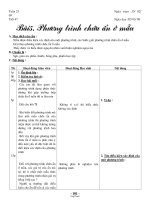 Giáo án Đại số 8 - Tiết 47: Phương trình chứa ẩn ở mẫu