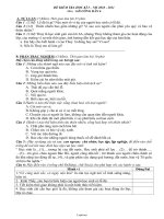 Đề kiểm tra học kì I – Năm học 2010 - 2011 môn : Giáo dục công dân 6