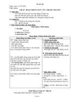 Giáo án môn Ngữ văn 6 - Tuần 18 - Tiết 69 đến tiết 72