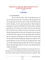 Đề tài Lợi ích của việc dạy học ứng dụng CNTT ở tiết ôn tập chương